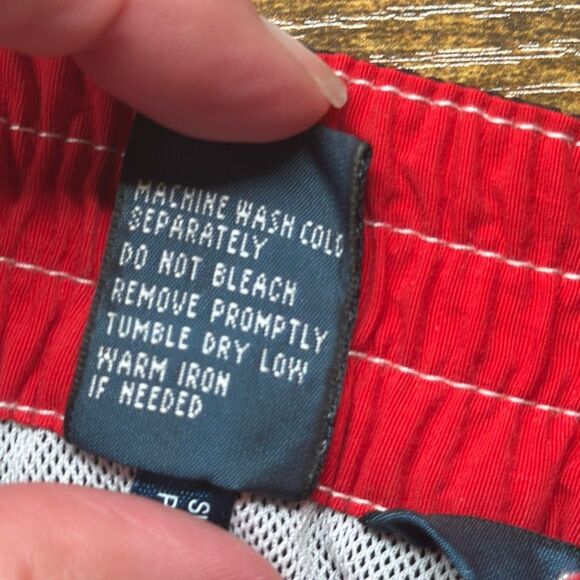 Polo Ralph Lauren Mens Swim Trunks Medium Black Drawstring Pockets Board Shorts - Picture 9 of 10